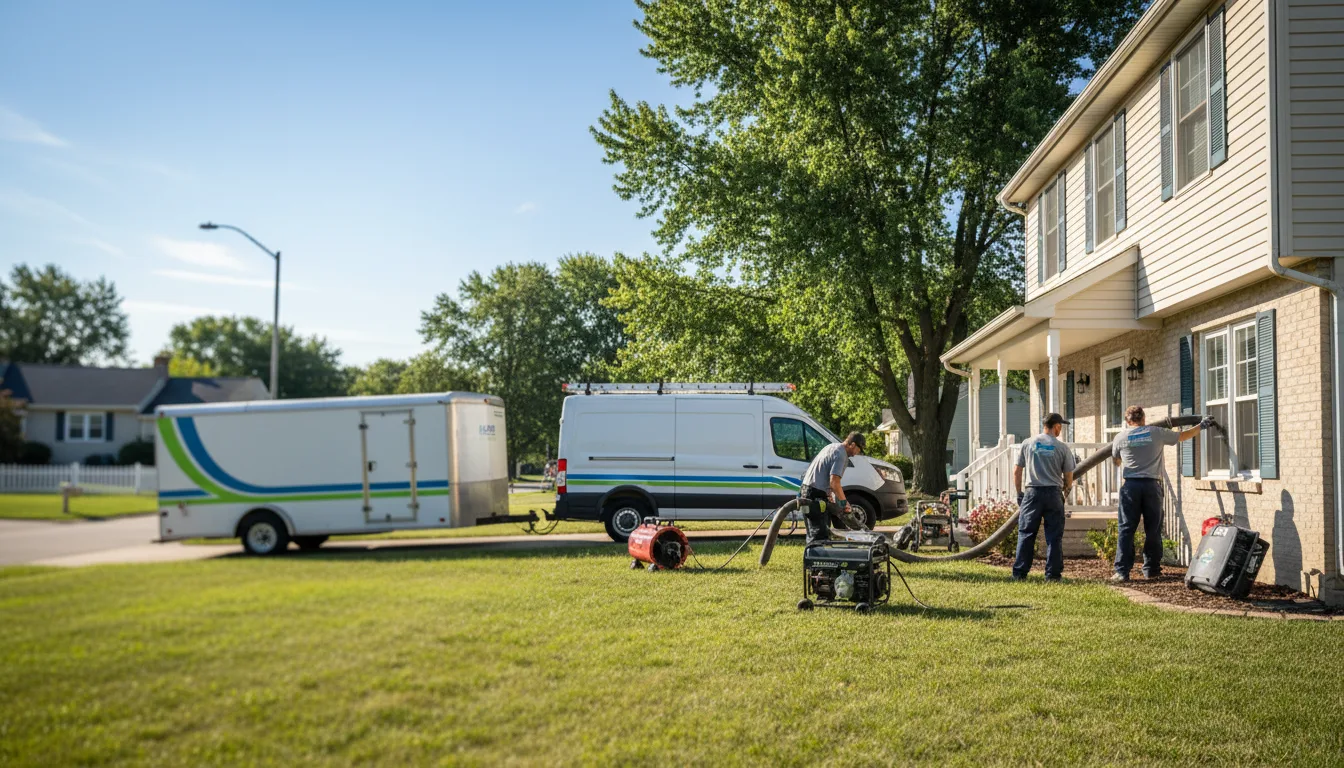 Flooded Basement Restoration And Cleanup With Repair in Savage, MT near me